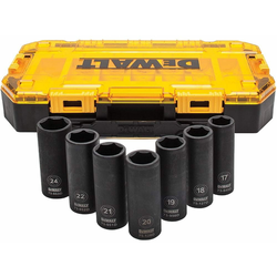 DeWalt Komplet udarnih nastavkov 1/2 7 el.