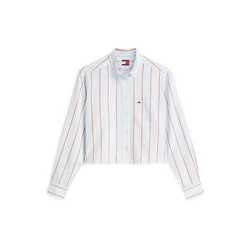 Tommy Jeans Bluza pastelno modra/jastog/off-bela
