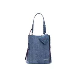 Desigual BACKPACK TORIO DENIM SUMY MINI SOFT Modra
