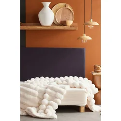 XXXL Krznena Odeja Blanket Moka Cream