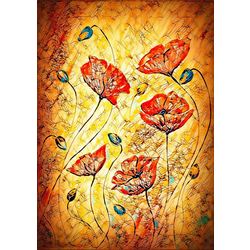 Enjoy - Puzzle Red Poppies Painting - 1 000 kosov