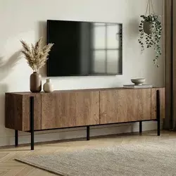 HANAH HOME TV Polica Nexus Kafkas Hrast Black