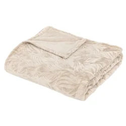 Ćebe flanelsko 125x150cm bež Atmosphera C. Dinterieur