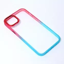 Maska za telefon Colorful Acrylic za iPhone 14 Plus 6.7 roze-plava
