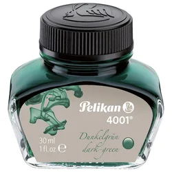 TINTA ZA NALIVPERO BOČICA 30ML 4001 PELIKAN 300056 TAMNOZELENA