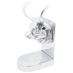 Držači za knjige 2 pcs Srebrno 17 x 15 x 27 cm Aluminij