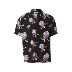 JACK & JONES Srajca JJLEMON azur/oliva/lila/črna