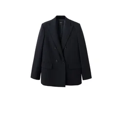 MANGO Blazer IRISE mornarska / bela