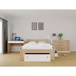 Set namještaja BDJ75, Područje za spavanje: 160 x 200 cm, Podnice za krevet: Ne