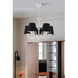 Opviq Luster Fiona, 15x10x13cm, IP20, Belo-crni