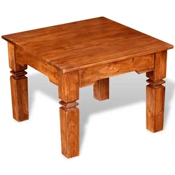 Stolić za kavu od masivnog drva 60 x 60 x 45 cm