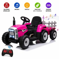 Traktor na pedale xmx611 pink ( BCK0942 )