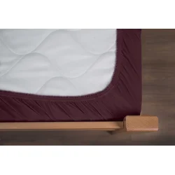 Manjatex Čaršaf sa lastišem, Za dušek od 25cm, 200x200cm, Bordo