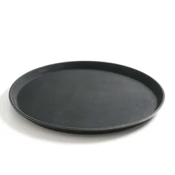Hendi Nedrseč, odporen okrogel natakarski pladenj, premer 41 cm - črn