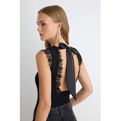 Trendyol Milla ženski top Tpraw27Bd00004, crna