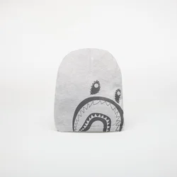 Kapa A BATHING APE Crystal Shark Knit Cap Gray Universal
