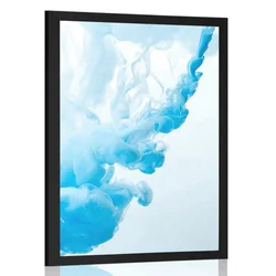 Plakat modro črnilo v vodi - 40x60 black