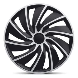 AutoStyle Pokrovi platišč Turbo Silver/Black 15