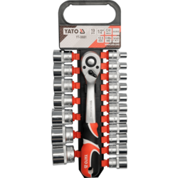 YATO YT-38681 Račna 1/2 + Set nasadnih ključeva, 8-32mm, 19 komada