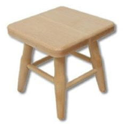 eoshop Stol KT247 iz masivnega lesa (barva lesa: oreh)