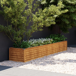 Povišena vrtna gredica 291x50x36 cm Corten čelik