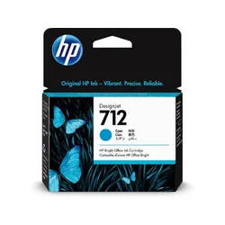 HP HP 712 29-ml Cyan DesignJet Ink Cartridge 3ED67A Kertridž