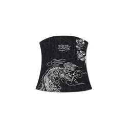 Ed Hardy Top črna/bela