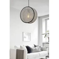 Opviq Luster Big Drum, 35x9cm, Crno-sivi