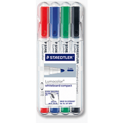 STAEDTLER marker Whiteboard Lumocolor compact 4/1