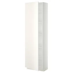 METOD Visoki element s policama, bela/Veddinge bela, 60x37x200 cm