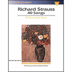 STRAUSS R.:40 SONGS MEDIUM/LOW