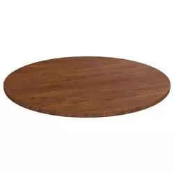 Okrugla stolna ploča tamnosmeđa O 90x1,5cm tretirana hrastovina