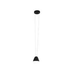 Eglo Palbieta visilica/1, gu10, 1x3w, crno/bela