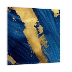 Canvas Slika na platnu Plava mašta, 120x120cm, Sa ramom, Beli