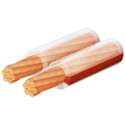 USE Kabel za zvučnike 2 x 4 mm, transparent, 50 met. - KLS 4T