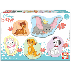 Puzzle za najmlajše Baby 5 Disney Risanke Educa od 24 mes