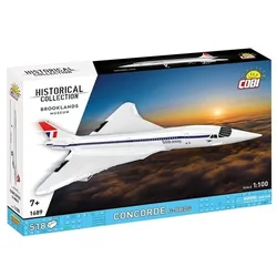 slomart Gradbeni bloki: Letalo Concorde G-BBDG (518 elementov)