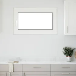 Prozor za podrum RISOR 100 x 60 cm PVC i staklo Bijela
