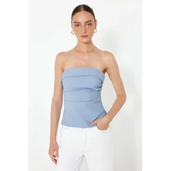 Trendyol Milla Ženska bluza, Svetloplava