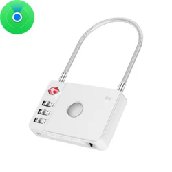 MiLi GPS Bluetooth MiLock Tracker HD-P16-L (samo za Apple) brava za prtljagu bijela