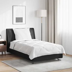 vidaXL Odeja z blazino Bela 135 x 220 cm Mikrofibra