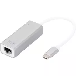 Digitus Mreža, USB 3.0 Adapter [1x - 1x Ženski konektor RJ45] Srebrna Sa zaštitom Digitus