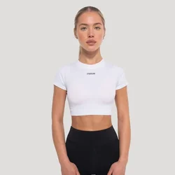 GymBeam Women‘s Flow Crop Top White