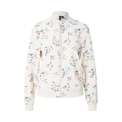 VERO MODA Prehodna jakna VMCOCO modra/srebrno-siva/bela