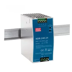 MEANWELL 240W Industrijsko napajanje na DIN šini NDR-240-24