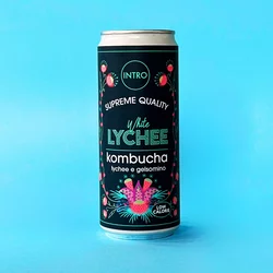 KOMBUCHA WHITE LYCHEE, 330 ML