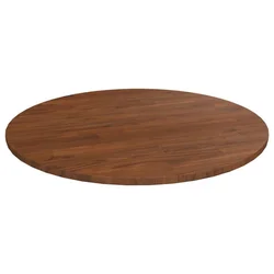 Okrugla stolna ploča tamnosmeđa O70x1,5 cm tretirana hrastovina