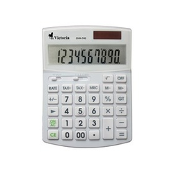 VICTORIA namizni kalkulator (10 številk), bel