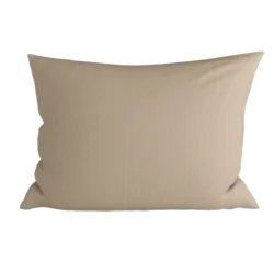 Krep prevleka za vzglavnik DENYX BLEND 70x90 cm svetlo rjava