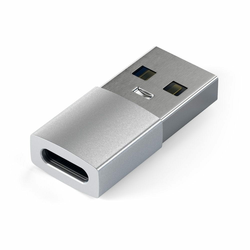 SATECHI Aluminum Type-A to Type-C Adapter - Silver